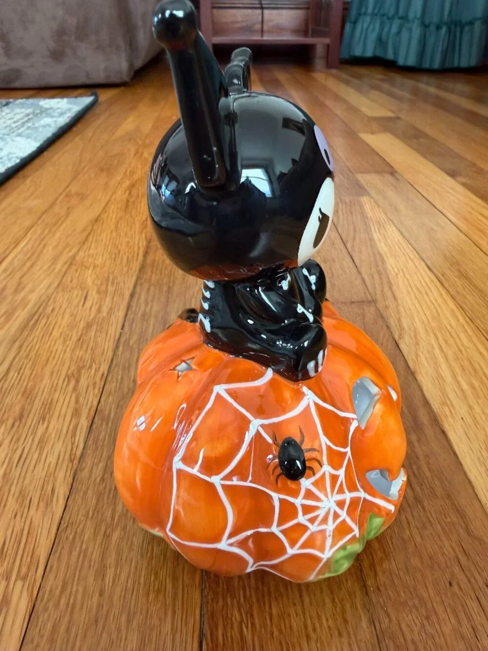 NWOT Blue Sky Clayworks Kuromi Pumpkin Halloween Figurine Sanrio